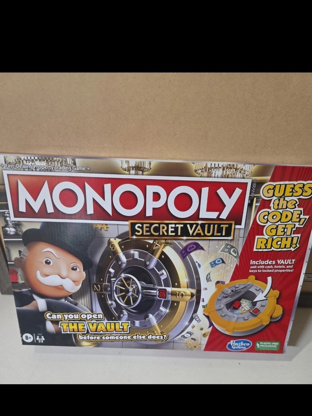 Monopoly Secret Vault Kids Game by Hasbro - New In Sealed Box